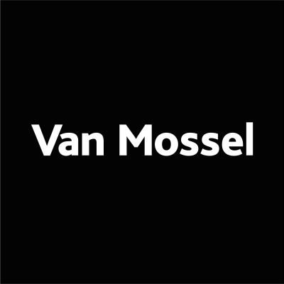 Van Mossel logo white SQUARE